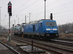 Am 25.03.2016 standen die 145 023&285 104 in Stendal abgestellt. 