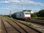 Am 25.08.2013 kam 285 107 mit einem Kohlezug aus Richtung Magdeburg nach Stendal und fuhr dann weiter nach Hannover.