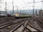 Schienen Güterlogistik V150.04 (293 510-4) am 04.03.17 beim Rangieren in Mainz Hbf vom Bahnsteig aus fotografiert