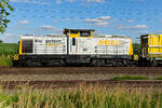 Die V 150.04 (92 80 1293 510-4 D-SGL) der SGL - Schienen Güter Logistik GmbH am 9.7.2026 bei Vierkirchen.