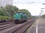 2 BASF loks nr 1001 und 1002 durchfahren LU oggersheim am 14.8.2005