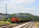 98 80 3293-902-3 D-RAILS hatte am 08.07.13 Rangierdienst in Unterwellenborn.