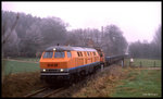 Noch unter der alten Bezeichnung HEG kam das Einzelstück V 320 1989 zur Teutoburger Wald Eisenbahn.