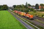 BRLL 4185 030, vermietet an LOCON (323), mit DGS 68735 Bremen-Grolland - Bönen (Bohmte, 02.10.2020).