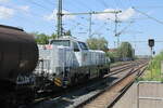 DB 4185 044 (92 80 4185 044-9 D-NRAIL) mit Kesselwagen Richtung Seelze, am 11.07.2023 in Hannover-Linden Fischerhof.