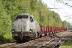 NXRL 4185 101-7 in Diensten von VLO durchf�hrt mit einem Stahlzug Ostbevern 25.8.2026