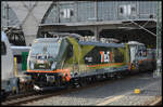 NeS 188 045  Lotta  (TRAXX3) & NeS 4185 121  Karlotta  (DE18) am Tag der Schiene (19.09.2026) auf Gleis 16 in Leipzig Hbf.