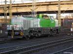 eine DE 18 von VOSSLOH war abgestellt beim bhf harburg am 23.12.13