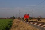 Lok  Moritz  der Bahnen der Stadt Monheim als Lz in Neuss-Allerheiligen am 28.10.2011