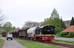 V36 005 mit Fotogterzug am 29.04.2012 in Hoyerhagen