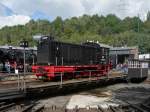 Die V36 231 auf der Drehscheibe im Eisenbahnmuseum Bochum Dahlhausen am 18.9.2010.