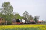 V36 005 mit Fotogterzug am 29.04.2012 bei Bkerbraken