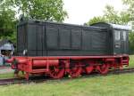 Thringer Eisenbahnverein - V 36 032 im  Alten Bahnbetriebswerk Weimar am 25.05.2013. - Hersteller O&K Typ WR 360 C14 K - Fabriknummer 21140 - Baujahr 1940