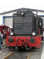 V 36 beim Bahnhoffest Königstein/Taunus im Mai 2005