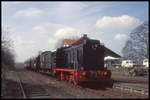 V 36231 ist hier am 17.4.1994 mit einem Sonderzug in Darfeld angekommen.