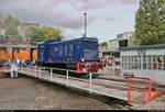236 103-8 (DR V 36 | Wehrmachtslokomotive WR 360 C 14) des Eisenbahnmuseums Arnstadt steht anlässlich des Sommerfests unter dem Motto  Diesellokomotiven der ehemaligen DR  auf der Drehscheibe des