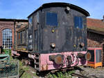 Die 1950 bei MaK gebaute Diesellokomotive V36 411 war Mitte September 2019 im Eisenbahnmuseum Darmstadt-Kranichstein abgestellt.