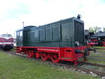 DB Museum V 36 032 beim Eisenbahnfest zum Zwiebelmarkt, am 11.10.2020 beim Thüringer Eisenbahnverein in Weimar.