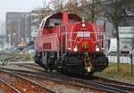 DB 261 096-2 / am Hafen Kiel / steht vorm Bü Überweg an der Hörnbrücke / 17.11.2021