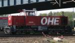 OHE 150002 rangiert am 26.4.11 im Gbf Alte Sderelb