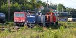 RBH830 und 155 033-4 Gladbeck-West 02.07.2014