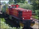 Zweimal MaK G 1206 in Lancken am 11.06.2013