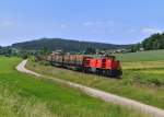 275 833 mit einem Kokszug am 07.06.2014 bei Kothmailing.