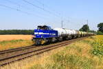 Deutschland 
Lok 1276 018 von Rheinhafen Krefeld zieht einem Kesselzug in B�singhoven.
10/7/2026