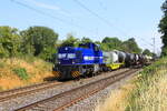 Deutschland 
Lok 1276 018 von Rheinhafen Krefeld zieht einem G�terzug in Kaarst Broicherseite.
10/7/2026