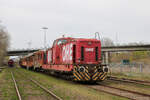 ex OHE 200092 am 12.04.2026 Im Bw Lüneburg Süd 