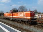 WLE Deutz C'C' Lok  30  ---  Helmut Elliger (NVR: 98 80 0421 003-1 D-WLE) Neubeckum - 10.03.2016 <br>
Die Gunst der Stunde wurde genutzt und die wunderbare Lok in mehreren Bildern  festgehalten ...
<P>Weitere Bilder zum Thema Bahnfotografie gibt es auf meiner Site unter:<br> 
<a href= http://www.ralf-bueker.de/Ralf's Eisenbahnbilder.htm target= _blank >Ralf's Eisenbahnbilder