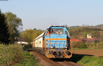 SWEG V102 (575 002-7) mit dem Güterzug nach Breisach bei Bötzingen 20.4.16