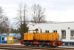 Wacker-Chemie AG (Werk Burghausen) Lok 7 // Güterbahnhof Burghausen Wackerwerk (öffentlicher Fotostandpunkt) // 1.