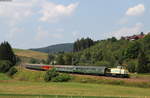 580 008-7 mit dem DPE 90313 (Hausach - St Georgen/Schw.)  bei St.Georgen 5.8.18