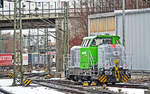 Vossloh 650 144-5  G6 in München.Bild 26.1.2019