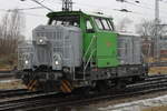 650 114-8 beim Rangieren im Rostocker Hbf.13.01.2017 