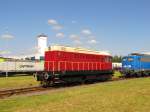 Deutsche Railsystems 107 018-4 (98 80 3107 018-4 D-RPRS) beim Tag der offenen Tr, am 01.09.2012 in Leuna.