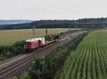 107 018 bei der Ankunft in Mehltheuer am 29.08.13