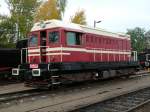 14. Leipziger Eisenbahntage am 25.10.2014: T435 0554 (107 554-8) - Baujahr 1961 - der Railsystems RP GmbH aus Gotha zu Gast.