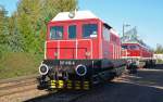 107 018 wurde am 15.10.11 im Bw Leipzig-Plagwitz den Besuchern prsentiert.