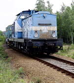 Ausserhalb des Werksgeländes, auf dem Anschlußgleis aufgenommen.