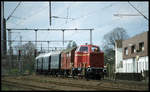 V 65001 war am 29.34.2001 mit einem Sonderzug von Osnabrück nach Melle unterwegs und erreicht hier gegen 13.14 Uhr den Zielbahnhof.