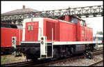 Bahnhofsfest am 26.6.1993 in Sinsheim: 290124 der DB.