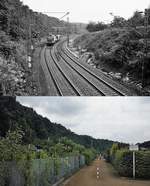 Die Güterzugstrecke Düsseldorf-Rath - Düsseldorf-Eller einst & jetzt: Die Strecke ist Bestandteil der Bahnverbindung von Duisburg-Wedau nach Köln-Mülheim und gehört bis