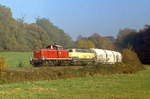 290 045 + 215 024, Ratingen Abzweig Anger, 07.11.1983.