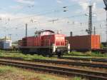 290 536-2 rangiert auf dem Gterbahnhof Dresden-Friedrichstadt.27.07.07