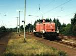 290 284-9 auf Bahnhof Moers am 5-9-1996.