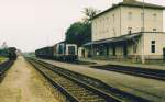 Im Sommer 1987 traf man in Dinkelsbühl planmäßig nur noch Montag bis Freitag ein Güterzugpaar an.