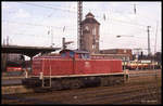 290349 am 4.2.1990 um 10.30 Uhr im HBF Osnabrück vor dem markanten Wasserturm.