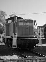 Anfang September 2021 war im Eisenbahnmuseum Koblenz die 1964 gebaute Diesellokomotive 290 001-7 zu sehen.